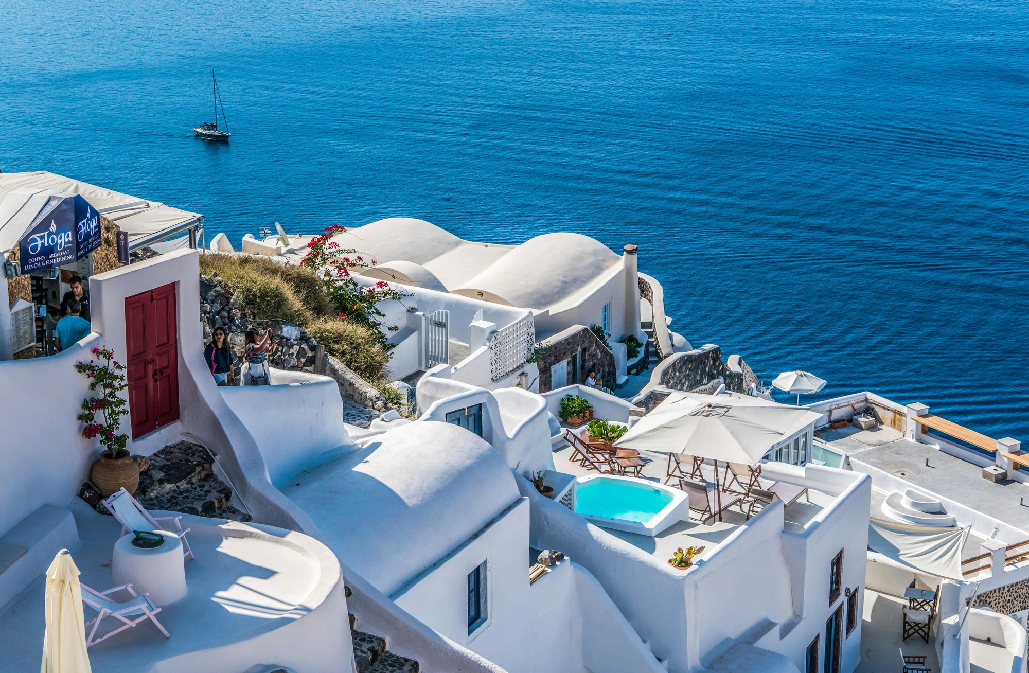 Refreshing Santorini